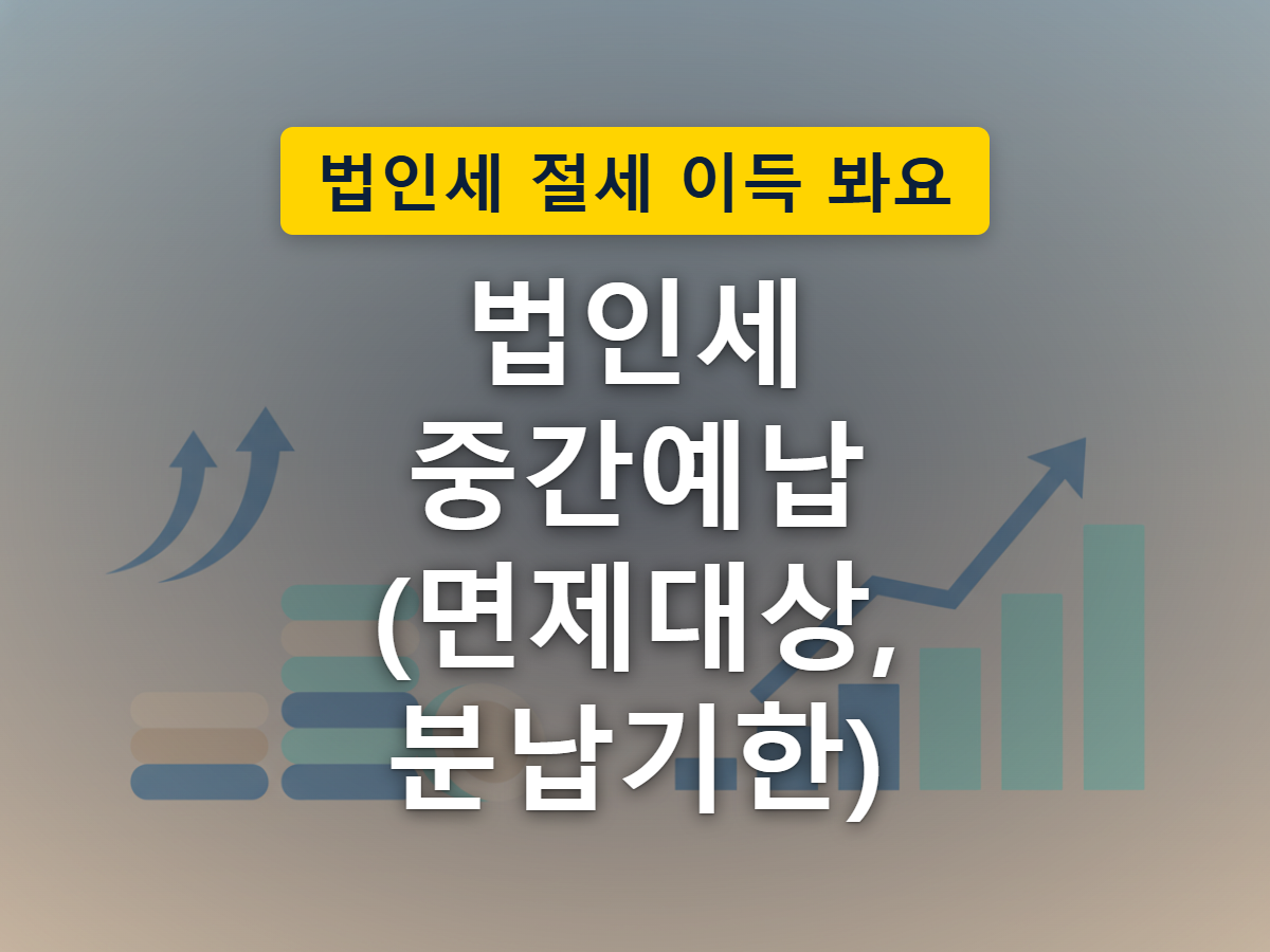 12월 결산법인이 상반기 실적을 기준으로 8월에 법인세 일부를 미리 납부하는 중간예납 제도를 표현한 이미지
