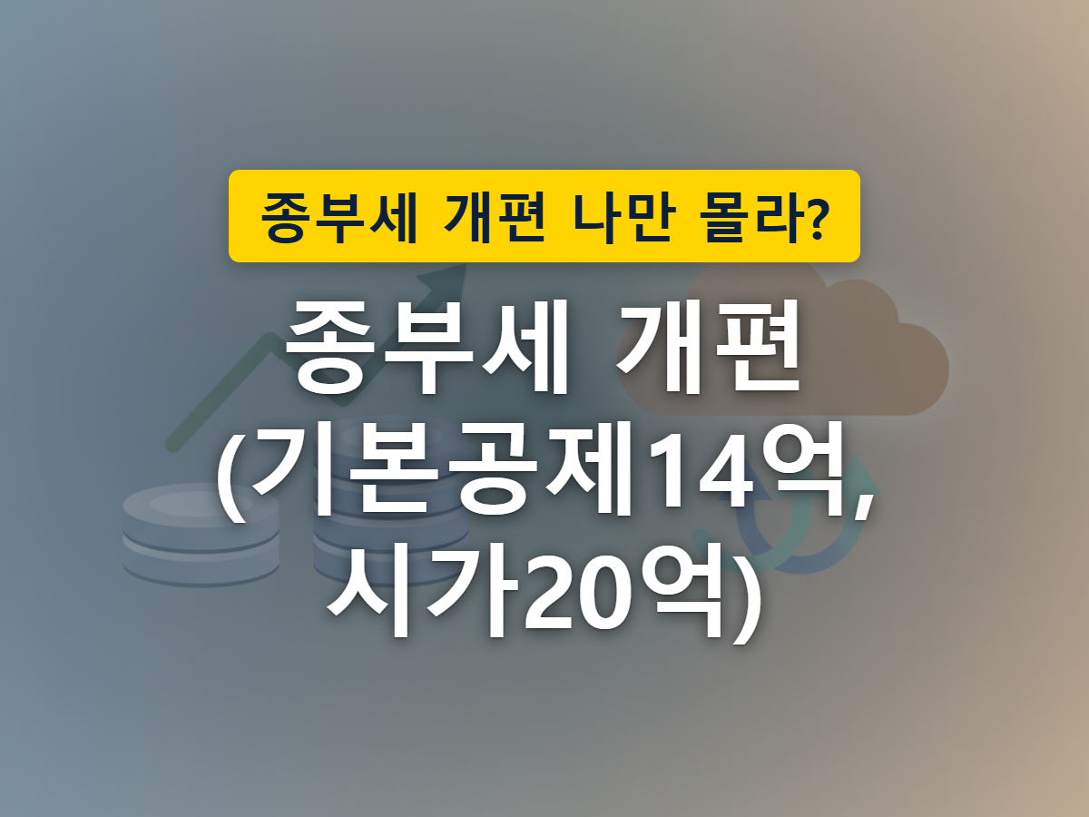 실거주 주택과 빈 채로 둔 비거주 주택에 쌓이는 세금 부담의 크기 차이를 표현한 이미지