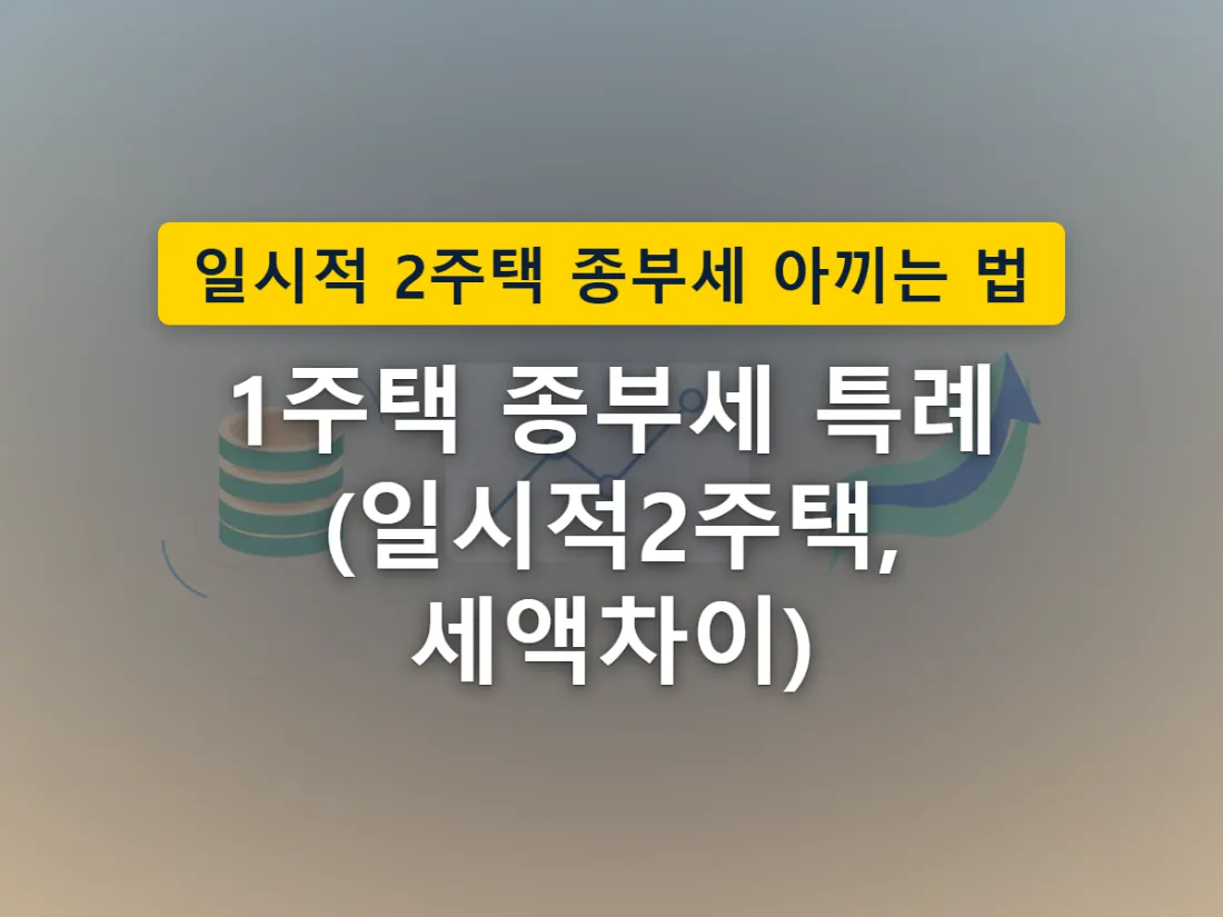 종전주택에서 신규주택으로 넘어가는 일시적 2주택의 유예기간을 표현한 이미지